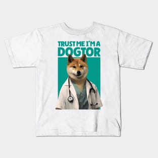 Trust Me I'm A Dogtor Kids T-Shirt